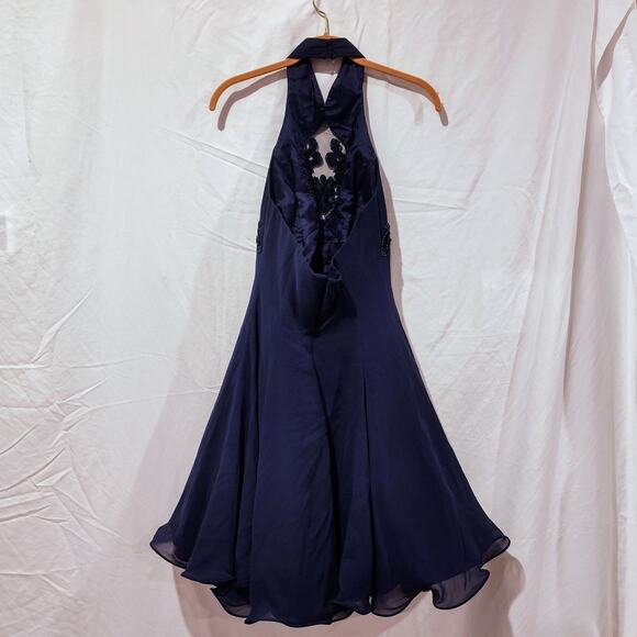 Vintage 100% Silk Tootsies Beaded Dress Women's Size 4 - Picture 4 of 8